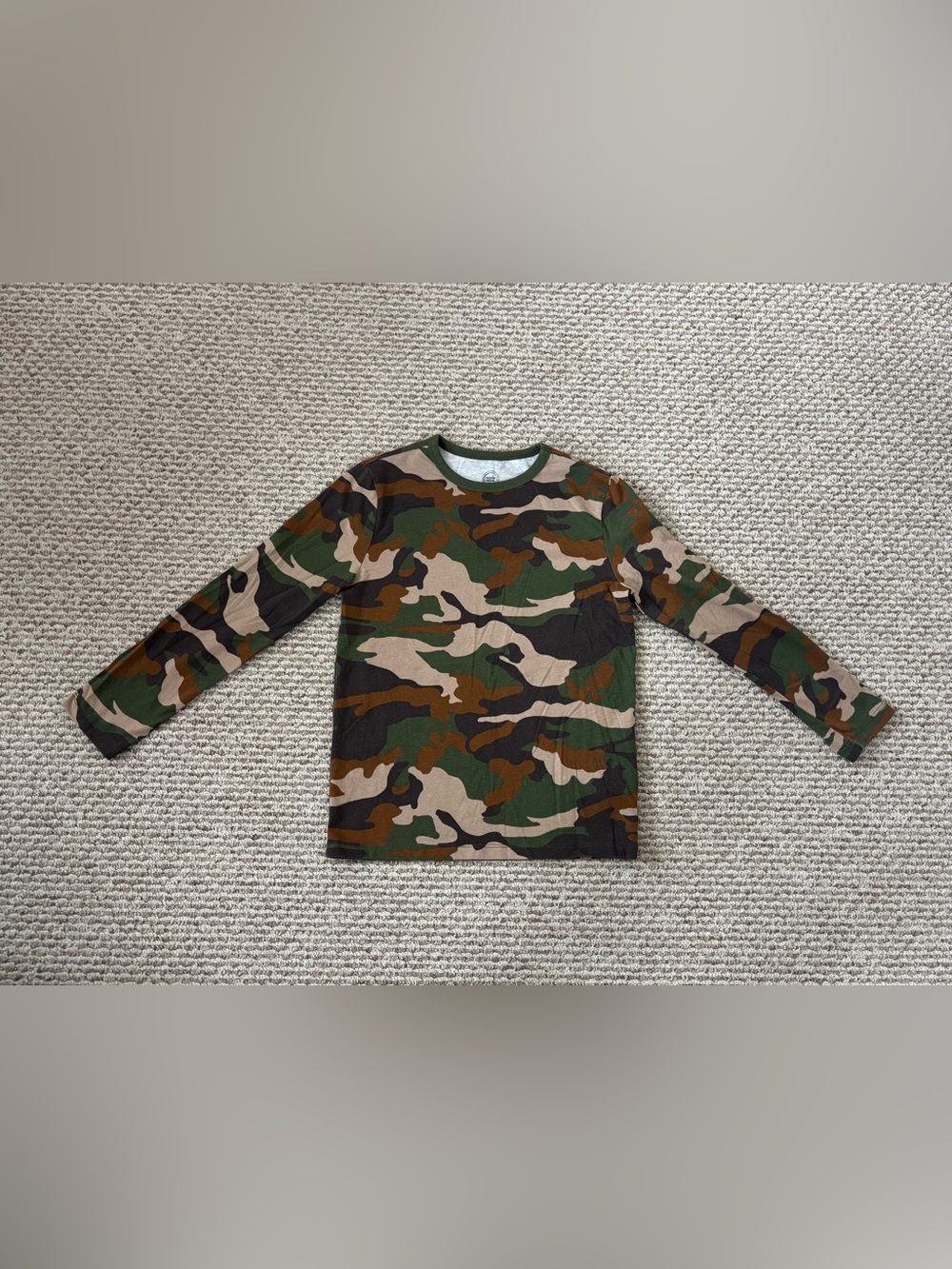 Boy’s Camo Long-Sleeve Tee